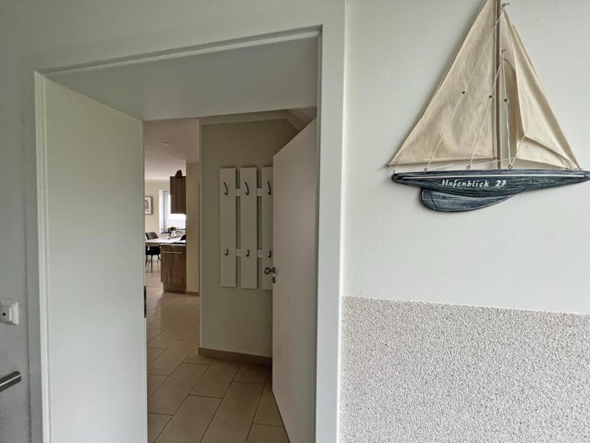 Ferienwohnung Hafenblick - Wunderbare Erholung Am Hafen ノルトダイヒ エクステリア 写真